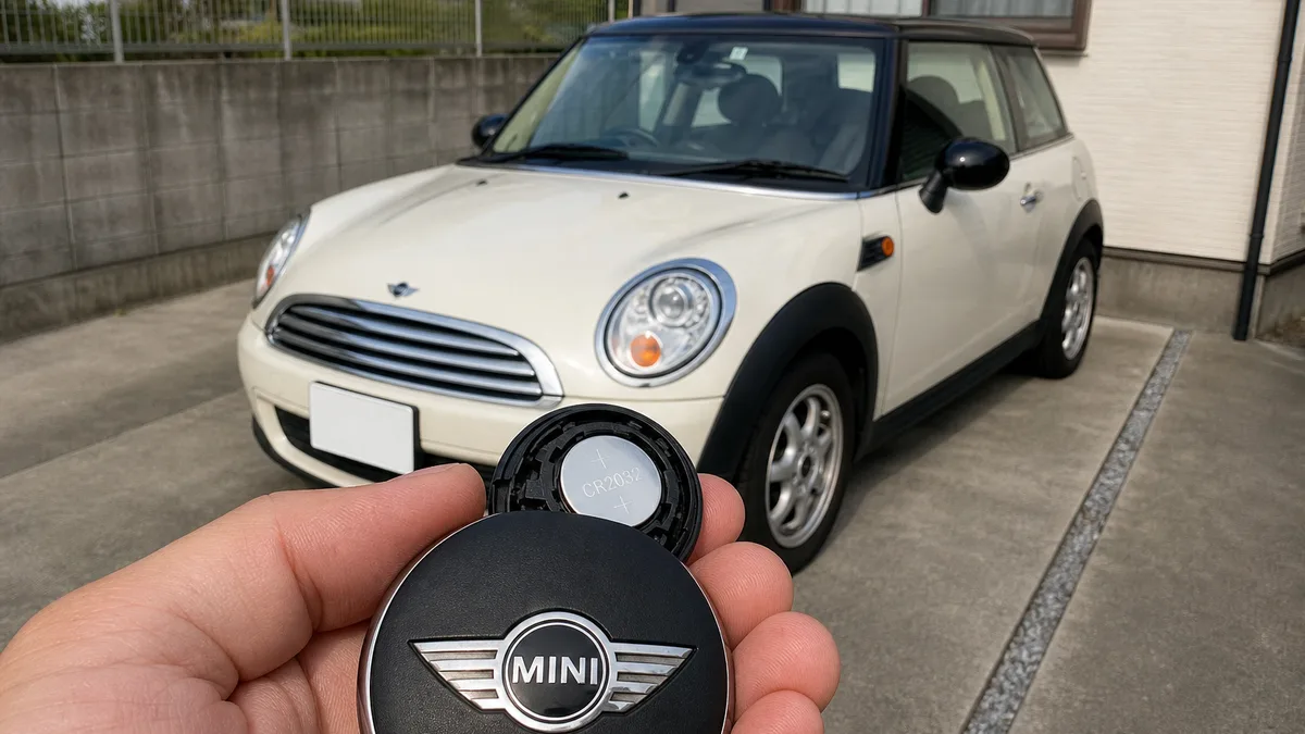 MINI MINI スマートキー電池交換【R56型】CR2032を5分で・費用300円