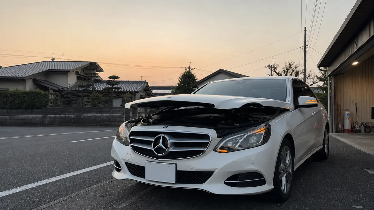 Mercedes-Benz Mercedes オイル圧力警告灯は即停車 MB 229.51/229.5 原因と費用