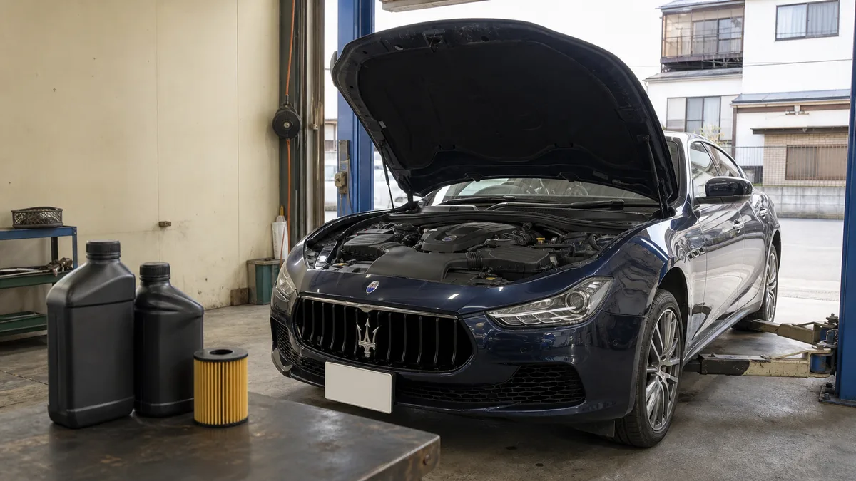 Maserati Maserati エンジンオイル交換 ギブリ・レヴァンテ V6/V8 5W-40