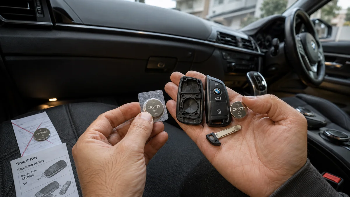 BMW BMW スマートキー電池交換 CR2032/CR2450 3シリーズ/X3 世代別