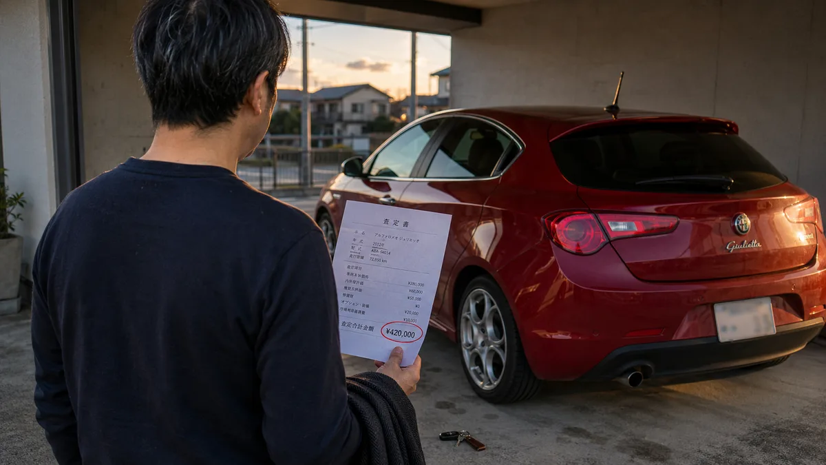 Alfa Romeo アルファロメオ ジュリエッタ 売却か継続か 9万km・修理費で判断