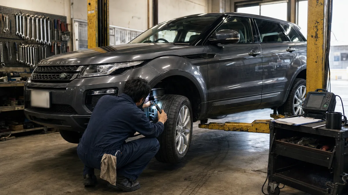Land Rover レンジローバー・イヴォーク エアサス故障率と修理代相場