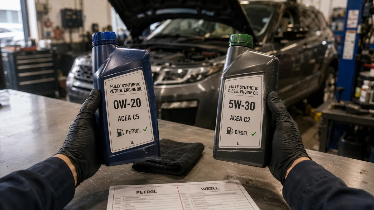 Land Rover イヴォーク エンジンオイル ガソリン0W-20 ディーゼル5W-30