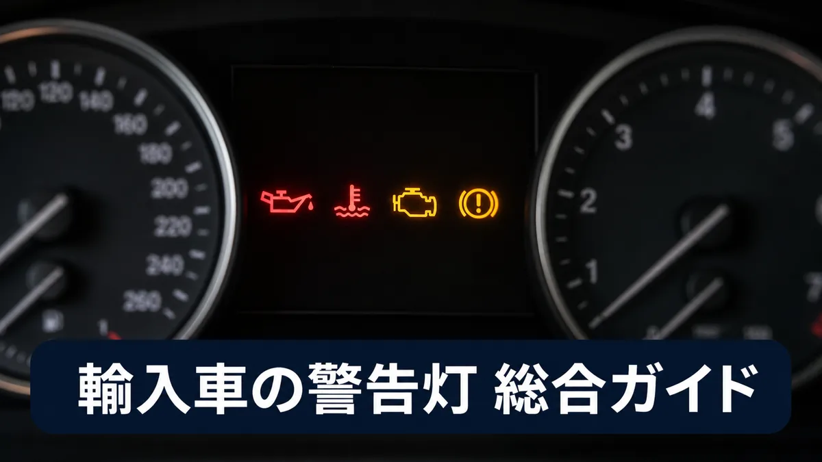 外車 輸入車の警告灯 総合ガイド 23メーカー別 走れるかの早見表