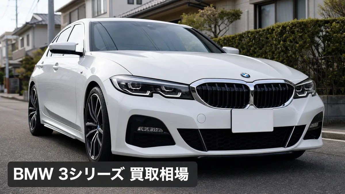 BMW 3シリーズ 買取相場 F30/G20 年式別と修理費の分岐点